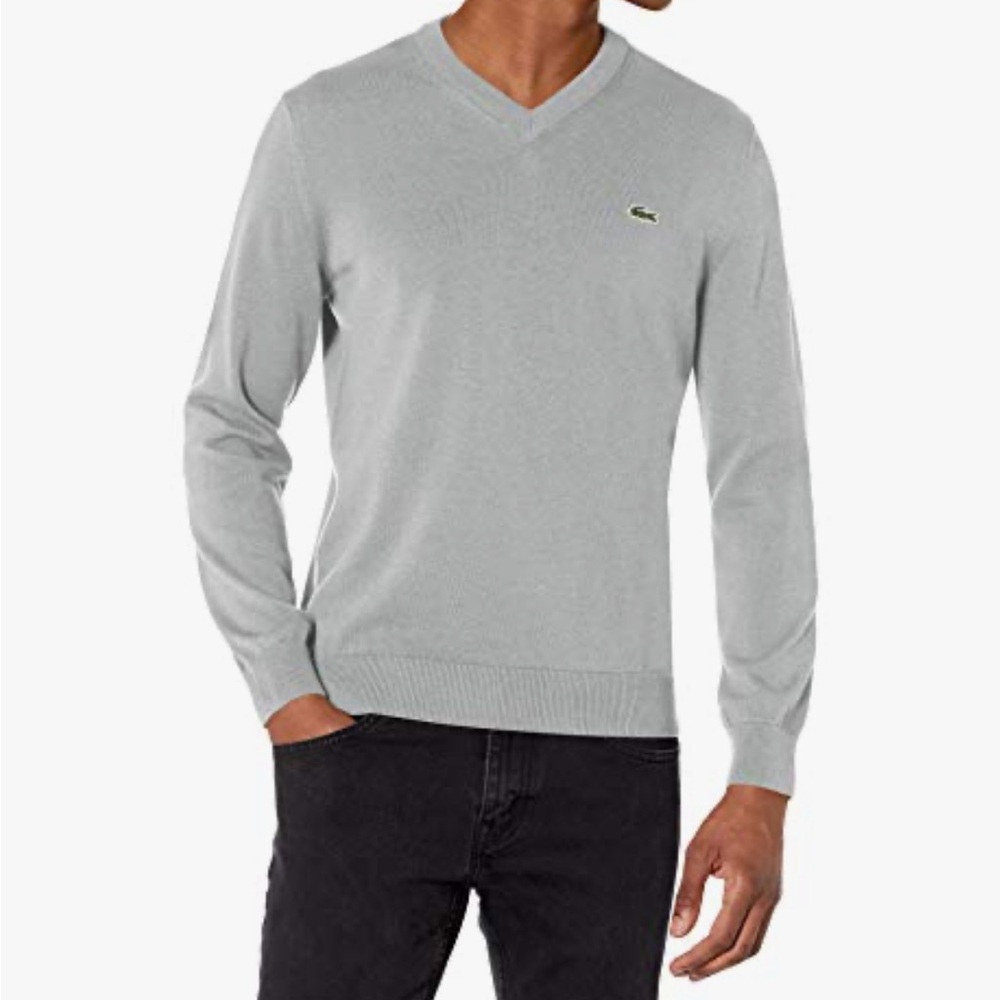 Lacoste Mens V-Neckl sweater